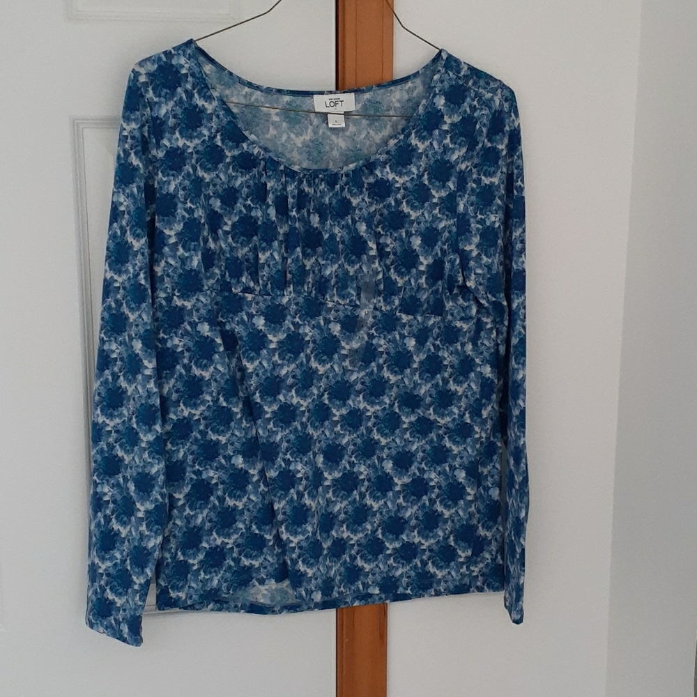 Blue Long Sleeved Top New